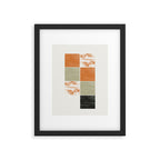 Modern Geometric Pattern Framed Art Print Gallery Image 5