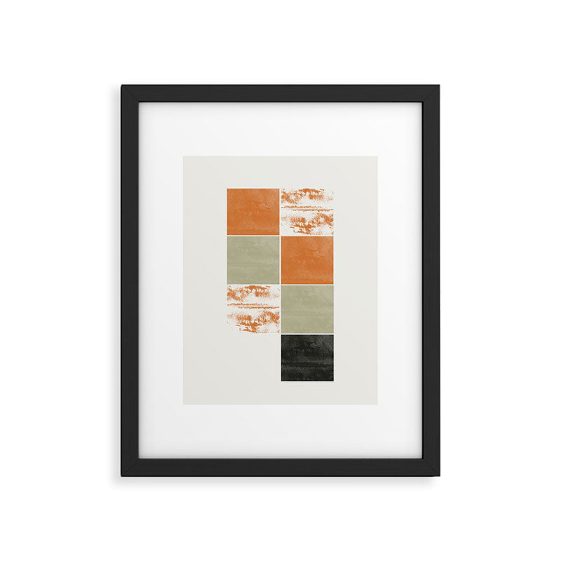 Modern Geometric Pattern Framed Art Print Gallery Image 5