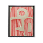 Modern Geometric Shapes Framed Canvas Print Gallery Image 6