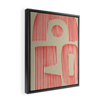 Modern Geometric Shapes Framed Canvas Print Gallery Image 2