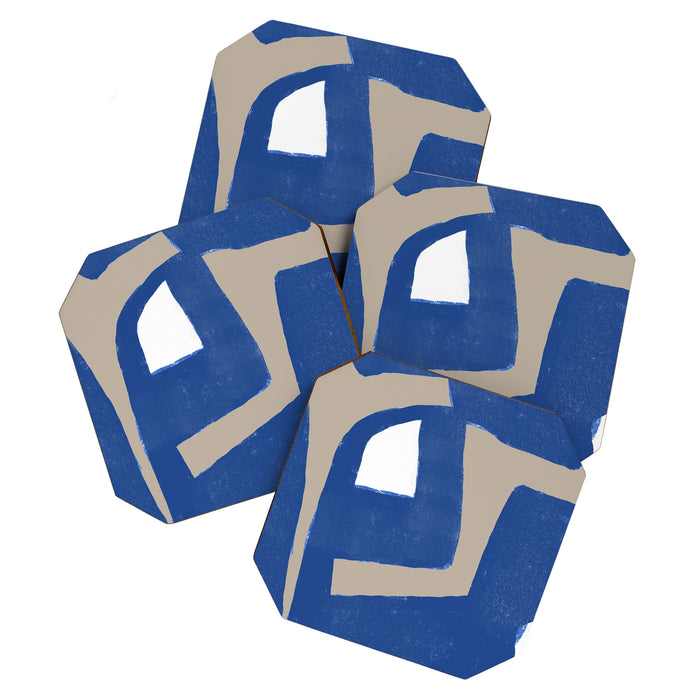 Modern Graphic Art Coaster Gallery Image 1