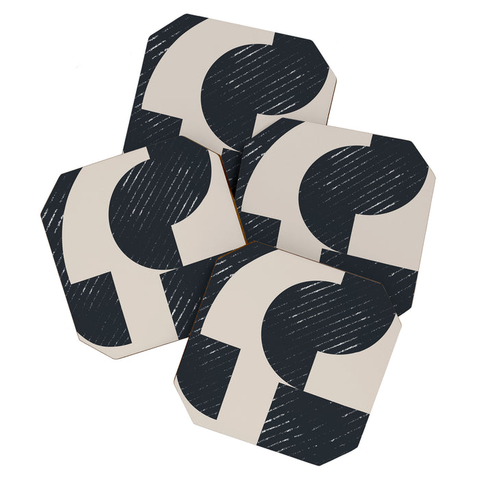 Modern Graphic Composition  Coaster Gallery Image 1