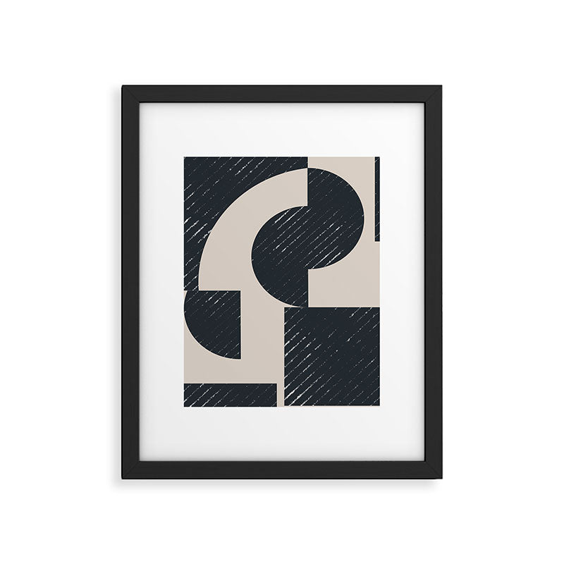 Modern Graphic Composition  Framed Art Print Gallery Image 5