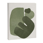 Modern Green Shapes Canvas Print Gallery Image 6