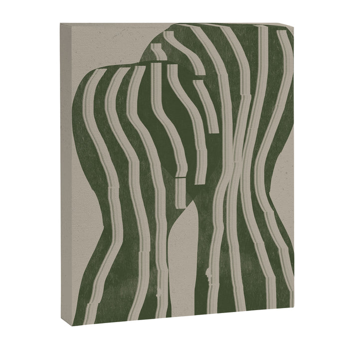 Modern Head Portrait Canvas Print Gallery Image 1