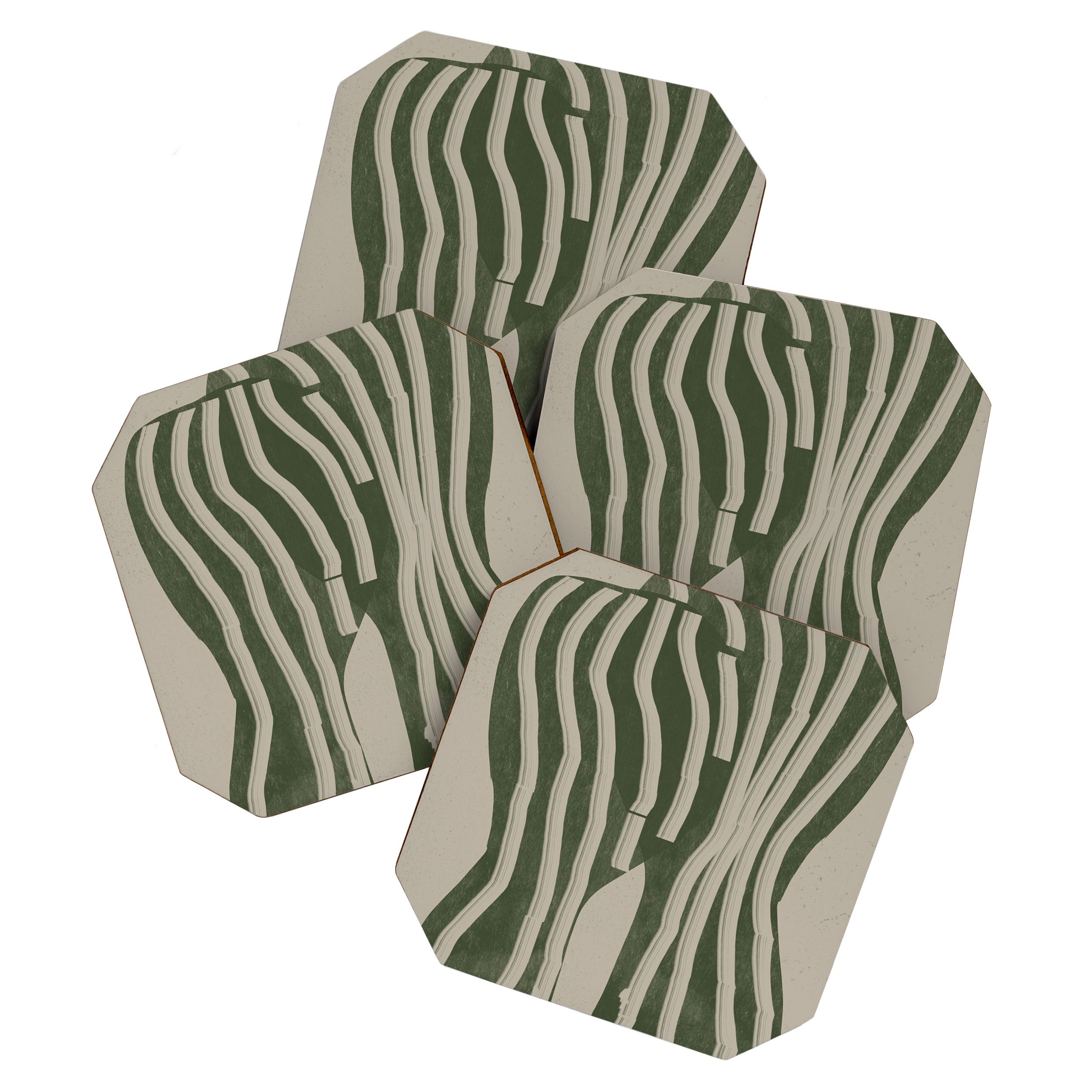 Modern Head Portrait Coaster Gallery Image 1