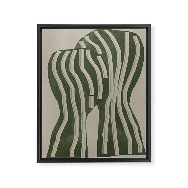 Modern Head Portrait Framed Canvas Print Gallery Image 6