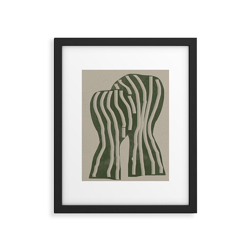 Modern Head Portrait Framed Art Print Gallery Image 5