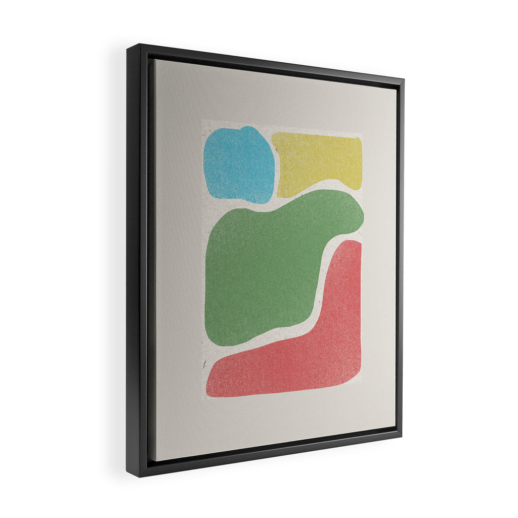 Modern Landscape Framed Canvas Print Gallery Image 2