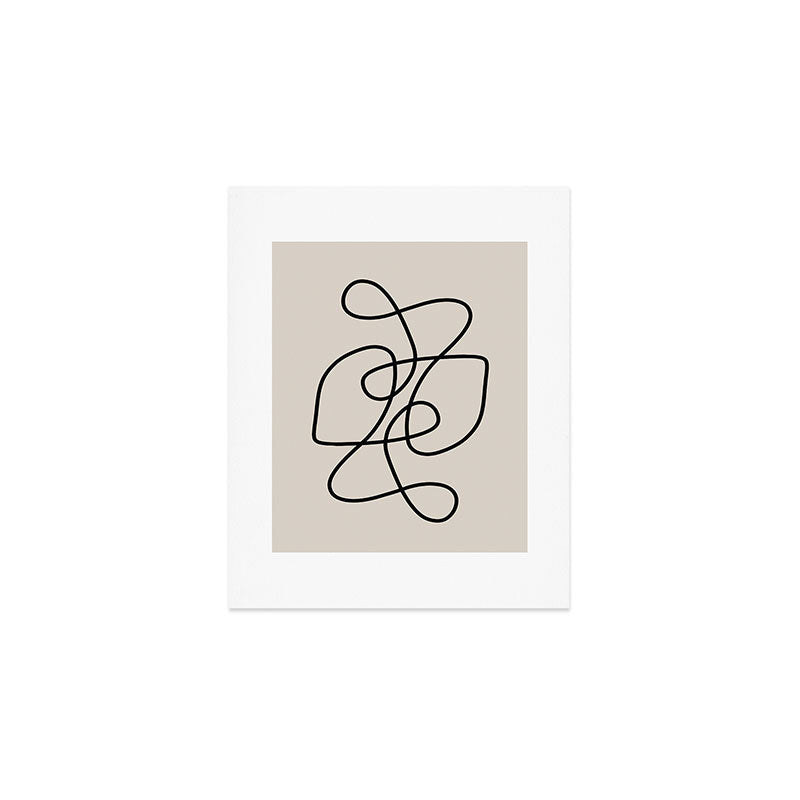 Modern Line Art Art Print Gallery Image 1