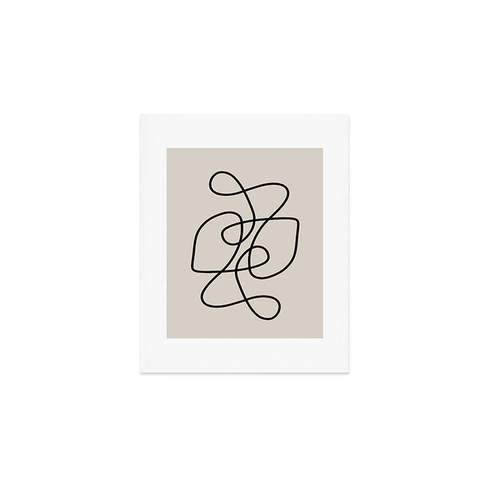 Modern Line Art Art Print Gallery Image 1