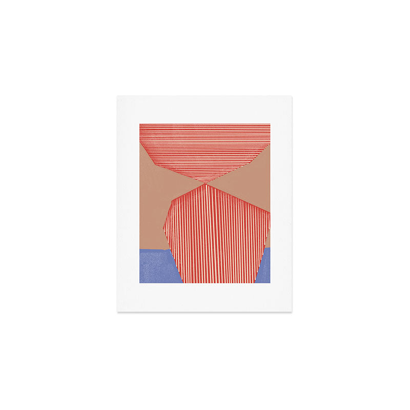 Modern Line Shape Art Print Gallery Image 1