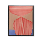 Modern Line Shape Framed Canvas Print Gallery Image 6