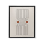 Modern Minimalistic Art Framed Canvas Print Gallery Image 6
