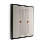 Modern Minimalistic Art Framed Canvas Print Gallery Image 2