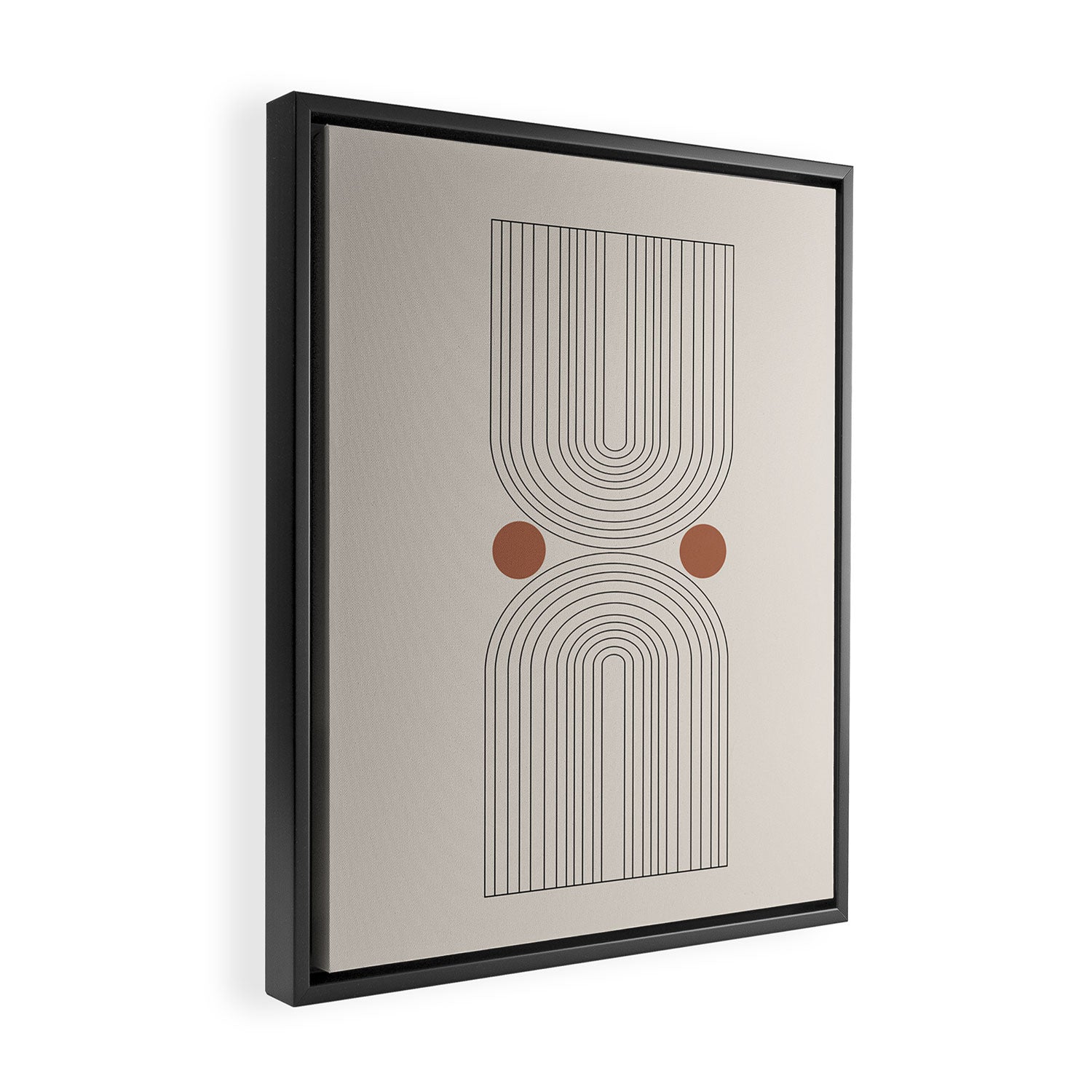 Modern Minimalistic Art Framed Canvas Print Gallery Image 2