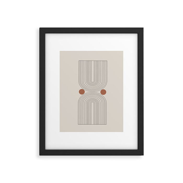 Modern Minimalistic Art Framed Art Print Gallery Image 1