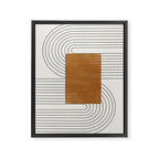 Modern Neo RETRO  Framed Canvas Print Gallery Image 6