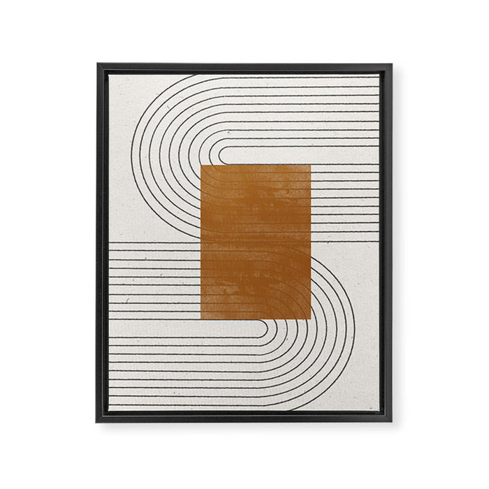 Modern Neo RETRO  Framed Canvas Print Gallery Image 1