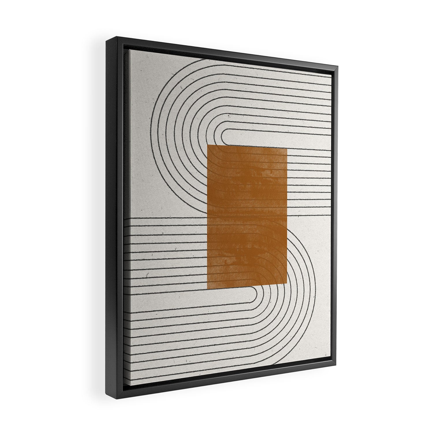 Modern Neo RETRO  Framed Canvas Print Gallery Image 2
