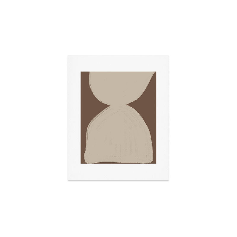 Modern Neutral Shapes Art Print Gallery Image 1