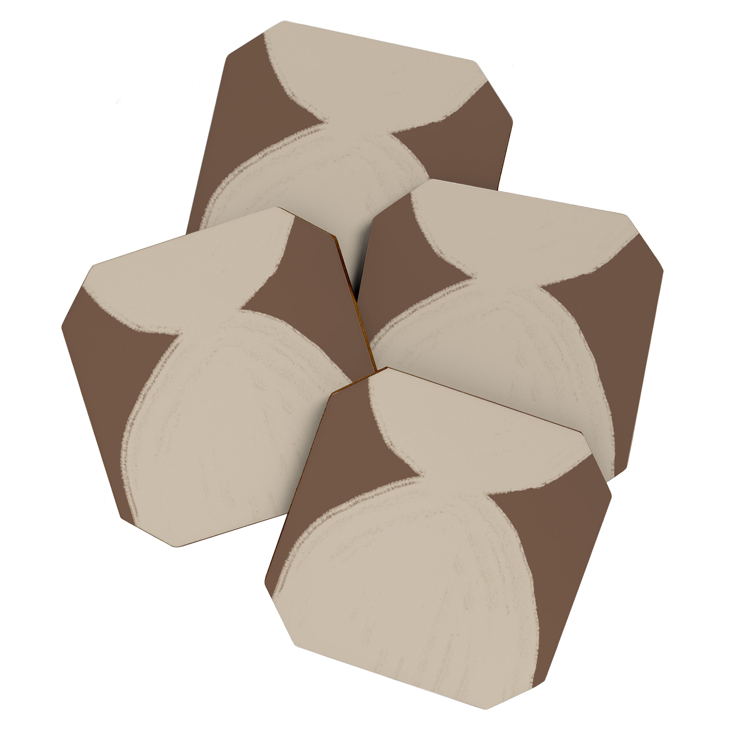 Modern Neutral Shapes Coaster Gallery Image 1