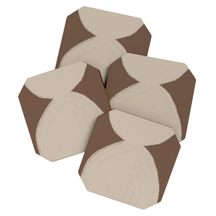 Modern Neutral Shapes Coaster Gallery Image 1