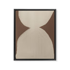 Modern Neutral Shapes Framed Canvas Print Gallery Image 6