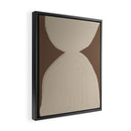 Modern Neutral Shapes Framed Canvas Print Gallery Image 2