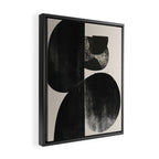 Modern Organic Forms Framed Canvas Print Gallery Image 2