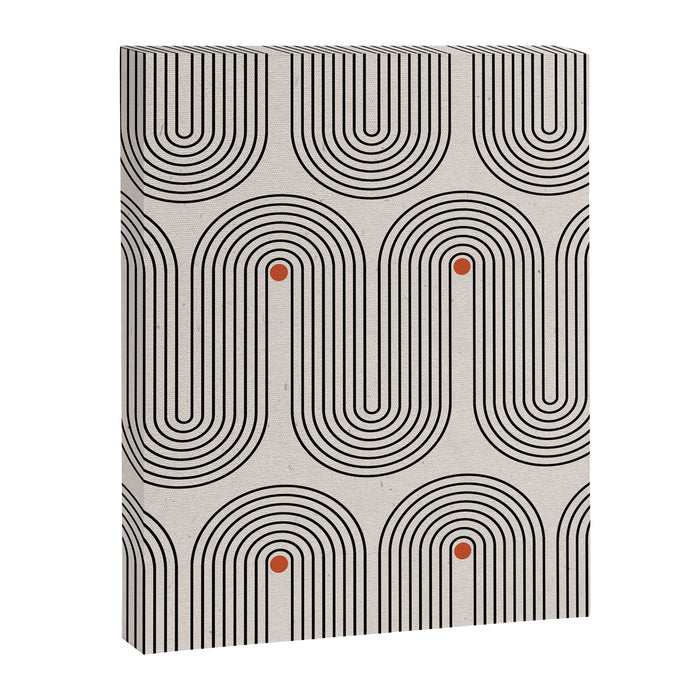 Modern Patter Minimalist Shapes Canvas Print Gallery Image 1