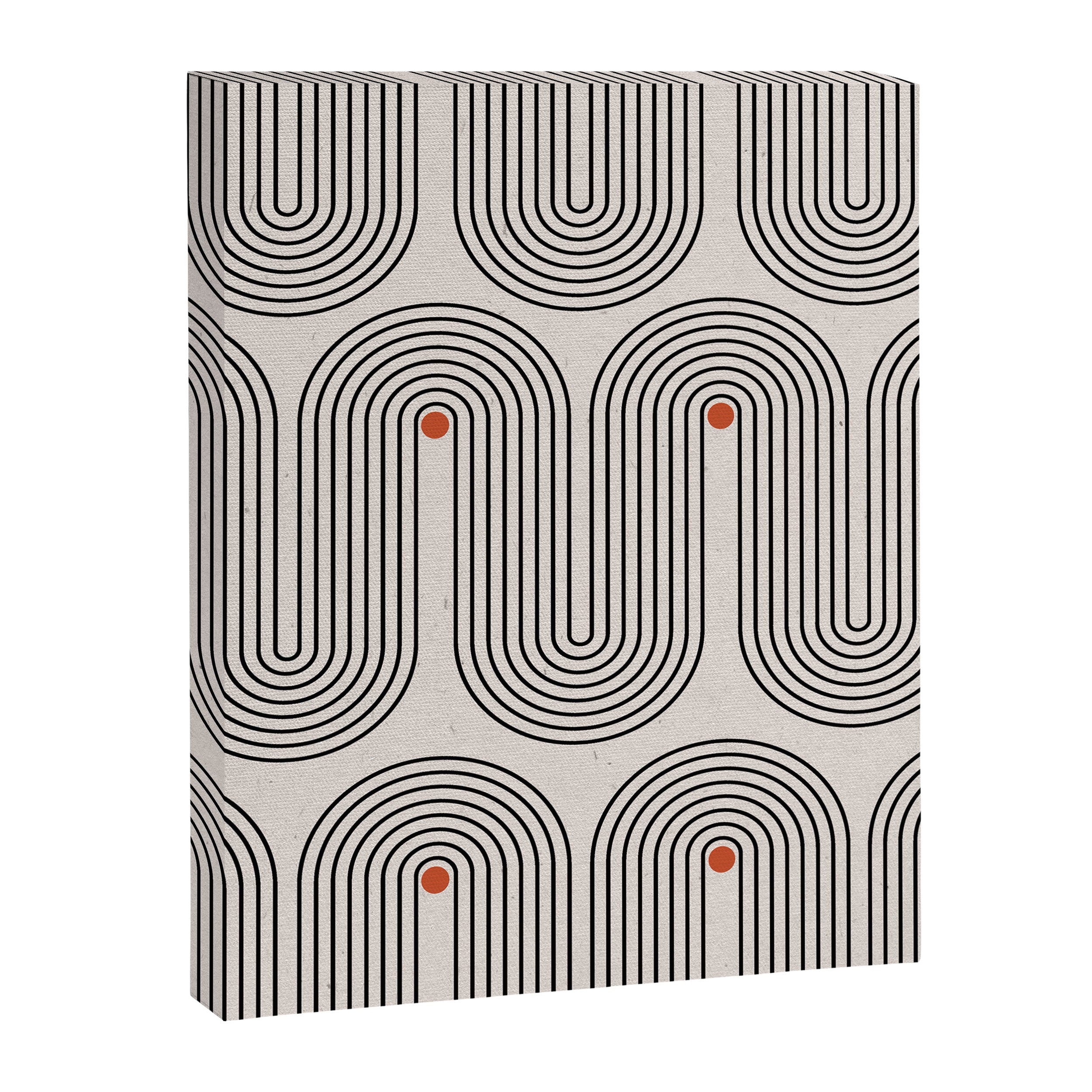 Modern Patter Minimalist Shapes Canvas Print Gallery Image 6
