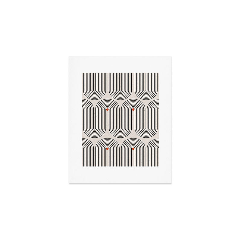 Modern Patter Minimalist Shapes Art Print Gallery Image 1