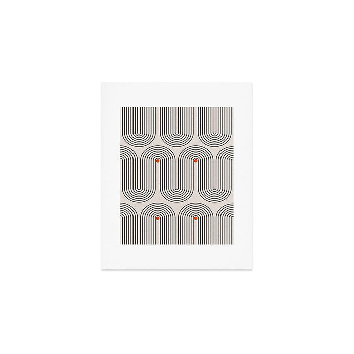 Modern Patter Minimalist Shapes Art Print Gallery Image 1