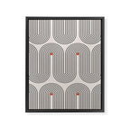 Modern Patter Minimalist Shapes Framed Canvas Print Gallery Image 6