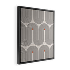Modern Patter Minimalist Shapes Framed Canvas Print Gallery Image 2