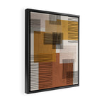 Modern Pattern Framed Canvas Print Gallery Image 2