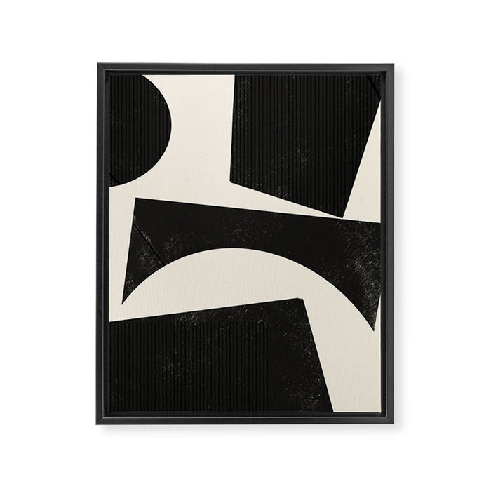 Modern Shape 04 Framed Canvas Print Gallery Image 1