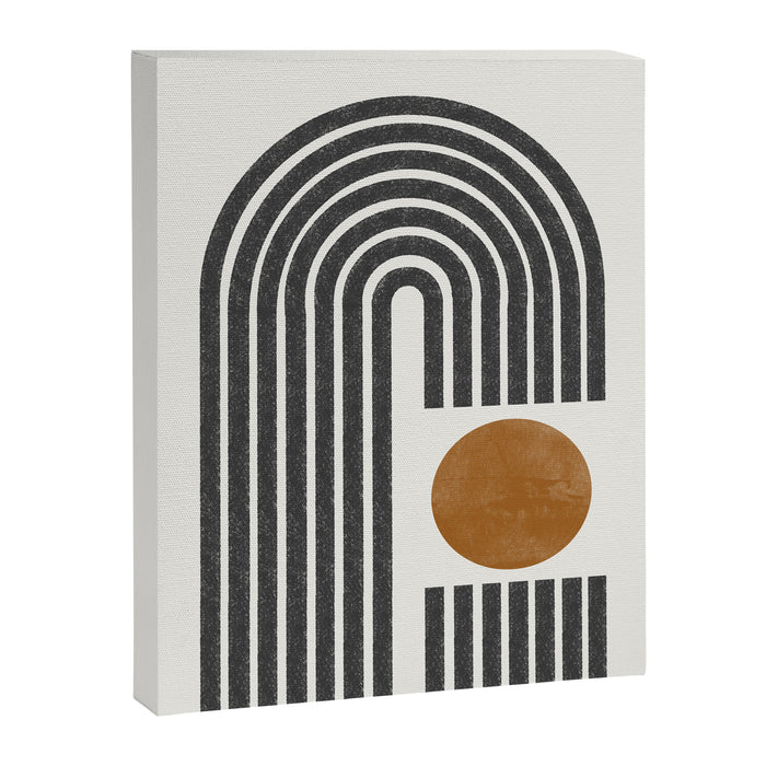 Modern Shape Art Canvas Print Gallery Image 1