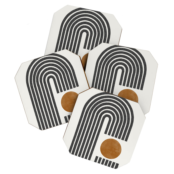 Modern Shape Art Coaster Gallery Image 1