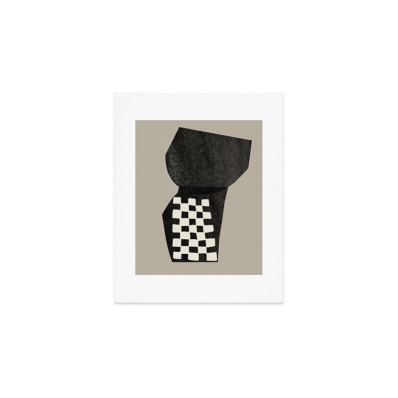 Modern Shapes Art Print Gallery Image 1