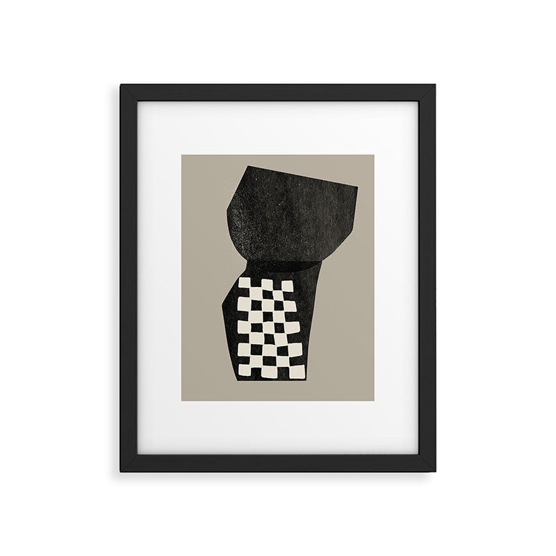 Modern Shapes Framed Art Print Gallery Image 5