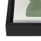 Modern Vase With Plants Framed Canvas Print Gallery Image 3