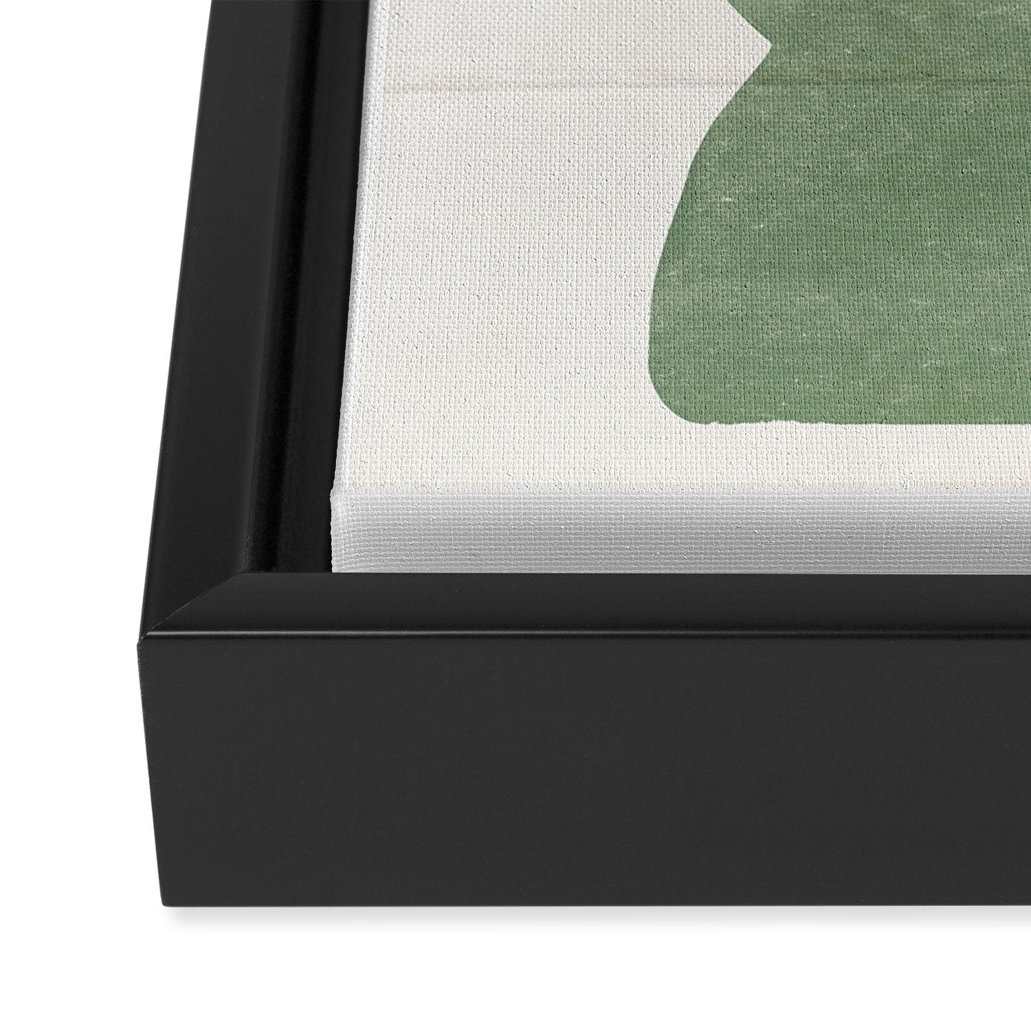 Modern Vase With Plants Framed Canvas Print Gallery Image 3