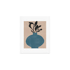 Modern Vase with Plants No.7 Art Print Gallery Image 1
