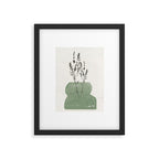 Modern Vase With Plants Framed Art Print Gallery Image 5