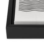 Modern Waves Framed Canvas Print Gallery Image 3