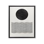 Modern Waves Framed Canvas Print Gallery Image 6