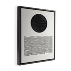 Modern Waves Framed Canvas Print Gallery Image 2