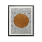 Modern Waves Framed Canvas Print Gallery Image 6